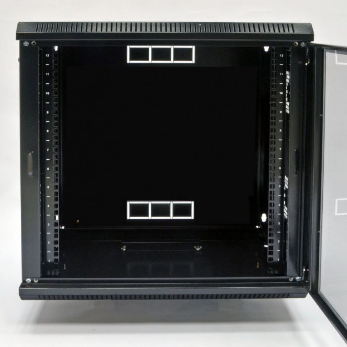 Шафа серверна CMS 12U 600 х 600 х 640 UA-MGSWA126B для мережевого обладнання