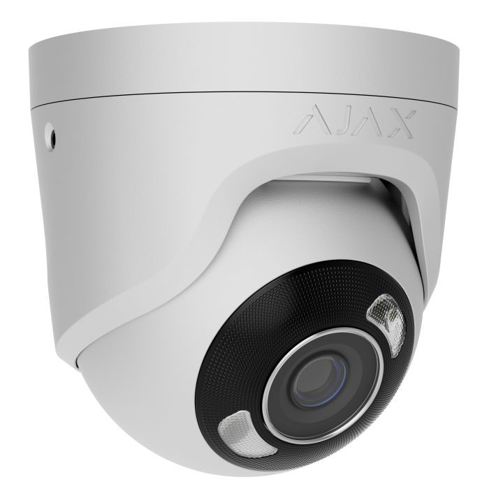 Дротова охоронна IP-камера Ajax TurretCam HL (5 Mp/2,8 mm) White (126261.197.WH1)