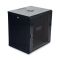 Шафа серверна SteelNet 12U 600 x 450 для мережевого обладнання (скло, чорний)