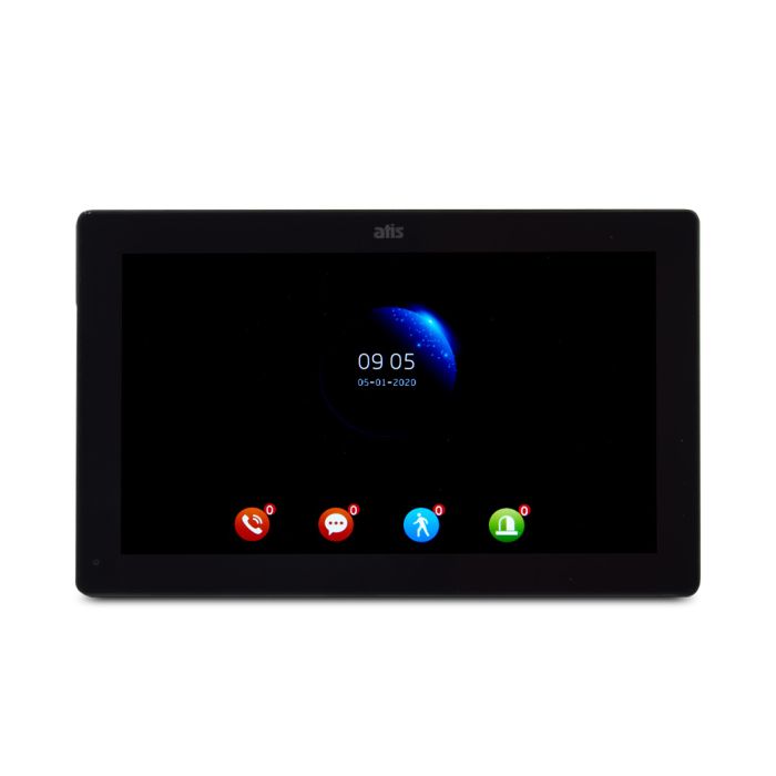 Комплект відеодомофона ATIS AD-1070FHD/T Black з підтримкою Tuya Smart + AT-400HD Gold