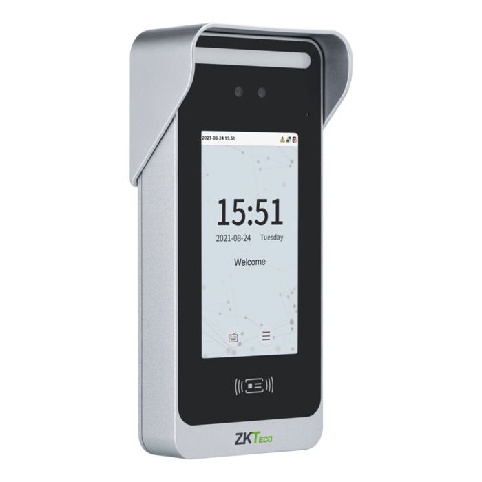 Біометричний термінал розпізнавання облич і долонь зі зчитувачем карт EM-Marine/Mifare з WiFi ZKTeco SpeedFace M4 вологозахищений