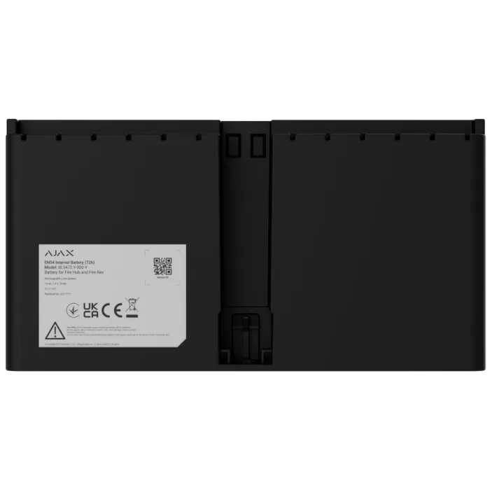 Ajax EN54 Internal Battery (72h) black для Fire Hub і Fire Rex Акумулятор