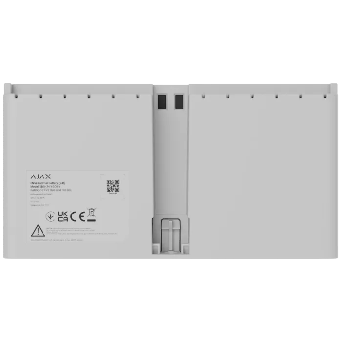 Ajax EN54 Internal Battery (24h) white для Fire Hub і Fire Rex Акумулятор