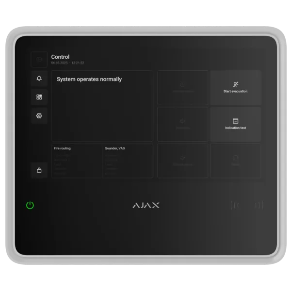 Ajax EN54 Fire Hub white Пожежна централь