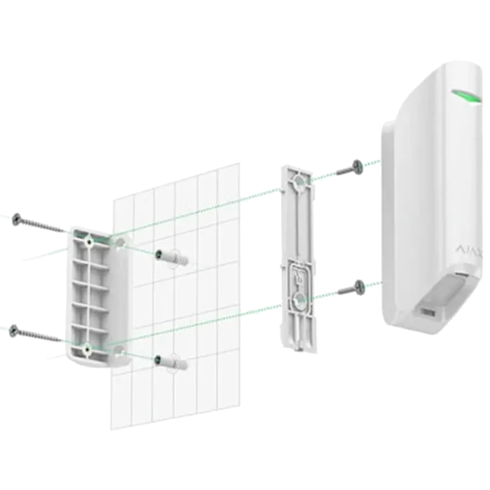 Ajax Smartbracket MotionProtect Curtain white Кріпильна панель