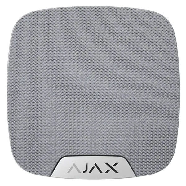 Ajax HomeSiren S (8PD) white з клемою для додаткового світлодіода Бездротова внутрішня сирена