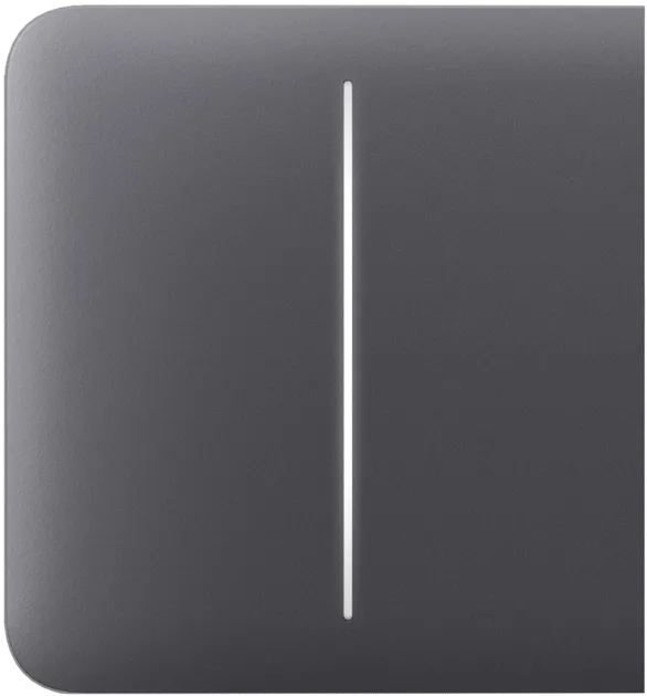 Ajax SideButton (2-gang) graphite Кнопка