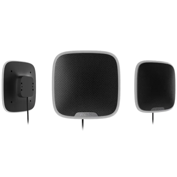 Ajax StreetSiren Fibra black Дротова вулична сирена