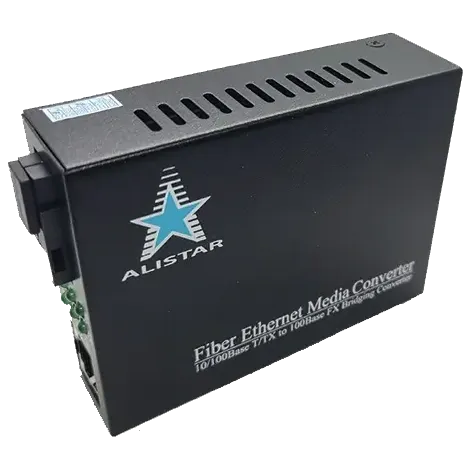 ALISTAR X3S 100M 10/100BASE-T RJ-45 - 100BASE-FX 1SM WDM SC 20KM TX1310/RX1550nm Медіаконвертор