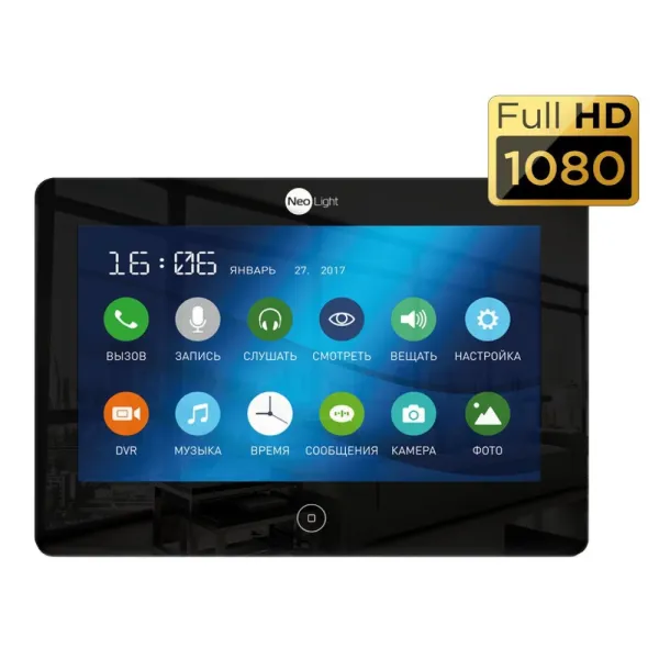 ALPHA HD Black Відеодомофон NeoLight