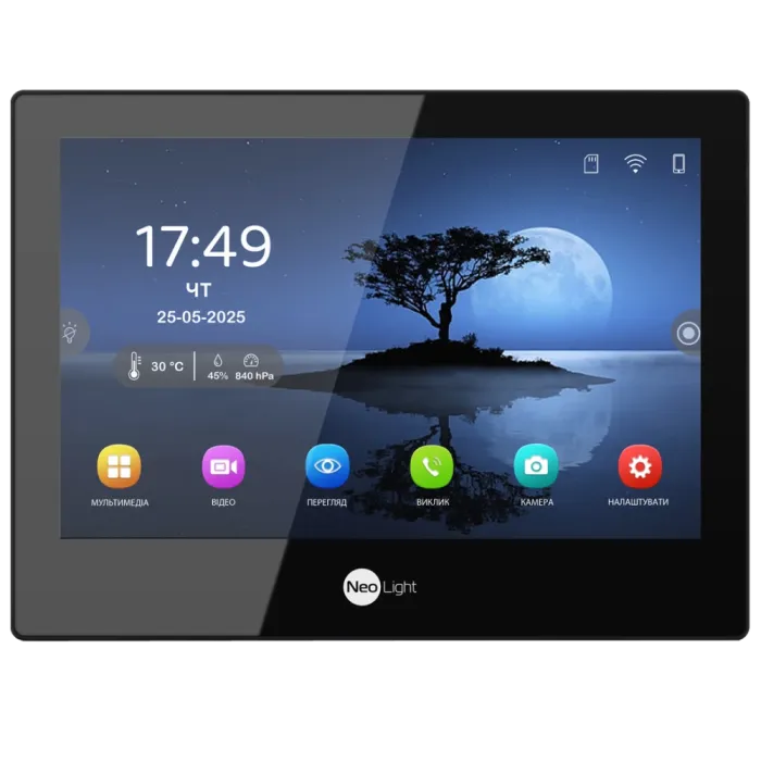 Neolight ALPHA Hybrid black Відеодомофон