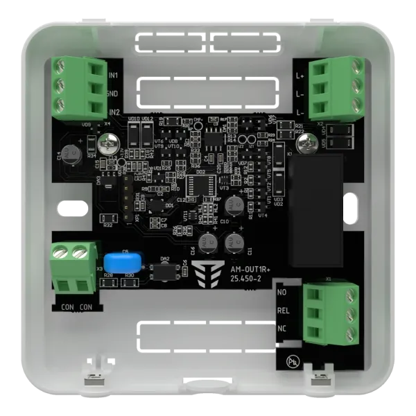 Tiras AM-OUT1R+ Адресний модуль для збільшення входів/релейних виходів Тірас