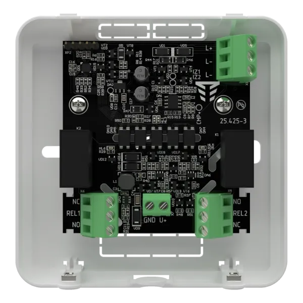 Tiras AM-OUT2R Адресний модуль для збільшення кількості релейних виходів Тірас