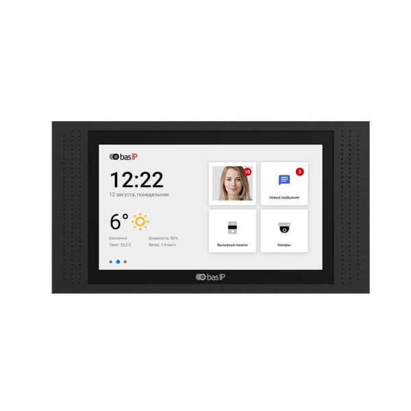 IP-відеодомофон 7" Bas-IP AT-07 (black) EU