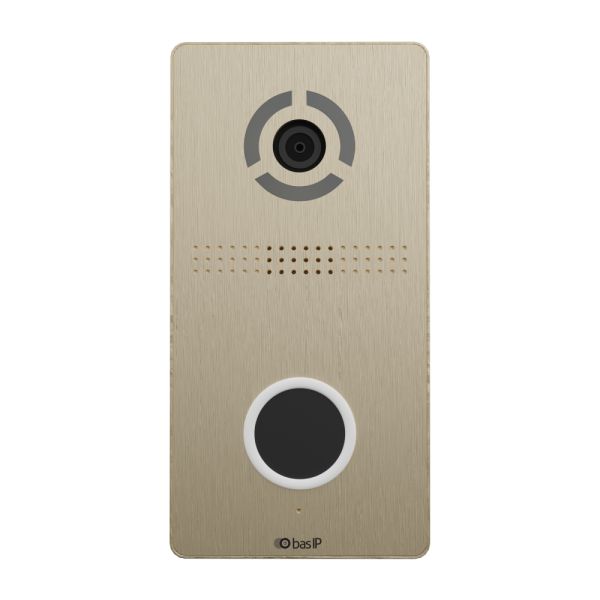 IP панель виклику Bas-IP AV-05SD gold з безконтактною кнопокою виклику