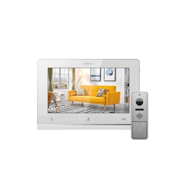 Відеодомофон Arny AVD-7143 (2Mpx) TFT white+graphite