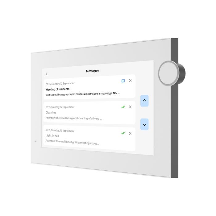 IP-комплект домофону Bas-IP BAS KIT AV-06 black + AZ07LL white