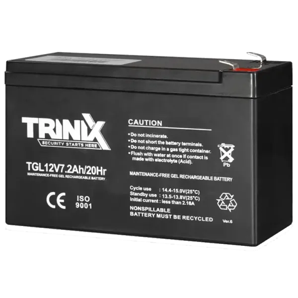 Trinix TGL12V7.2Ah/20Hr GEL Акумуляторна батарея гелева
