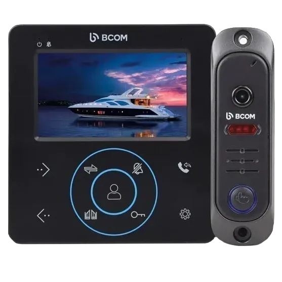 BCOM BD-480M Black Kit Комплект відеодомофона