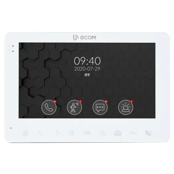 BCOM BD-780 White Відеодомофон