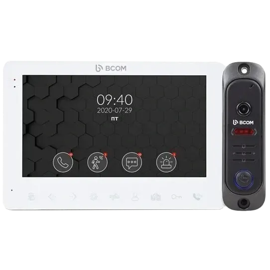 BCOM BD-780M White Kit Комплект відеодомофона