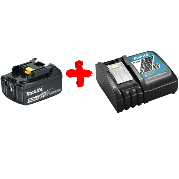Makita DC18RC (191A24-4) + BL1830B Акумулятор Li-ion + швидкозарядний пристрій