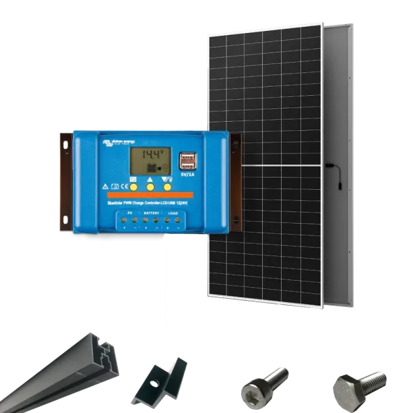 Victron Energy BlueSolar PWM + AIKO G645-MCH72Dw Система автономного живлення однофазна