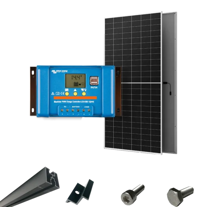 Victron Energy BlueSolar PWM + AIKO G645-MCH72Dw Система автономного живлення однофазна