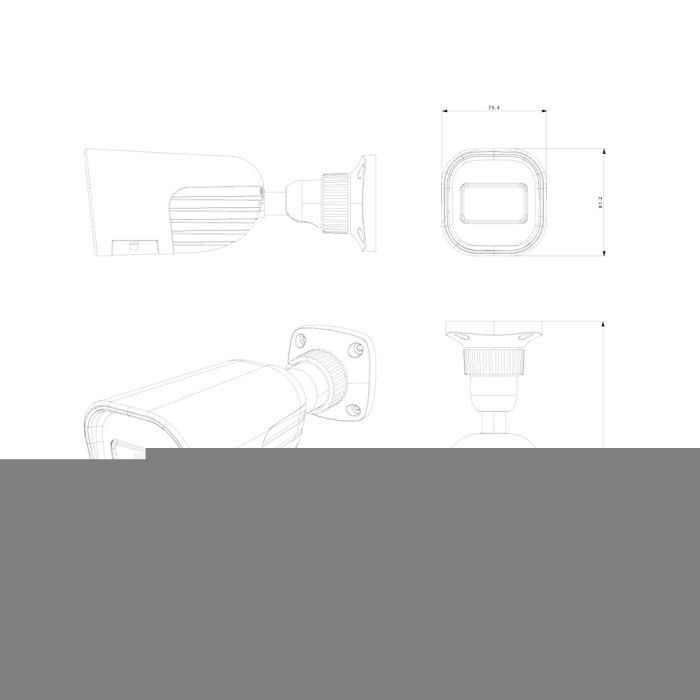 IP-відеокамера 5 Мп Provision-ISR BMH-THERMAL-3-V2 теплова (3.2 мм) + оптична (4 мм) для системи відеонагляду