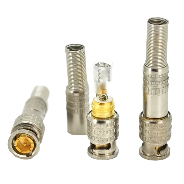 GOLD Corton BOX Q100 Роз'єм BNC-M - з пружиною під кабель і наконечником під гвинт для фіксації центральної жили