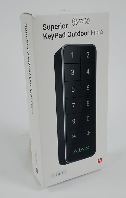 (Уцінка) Дротова клавіатура Ajax Superior KeyPad Outdoor Fibra Black (117760.285.BL)