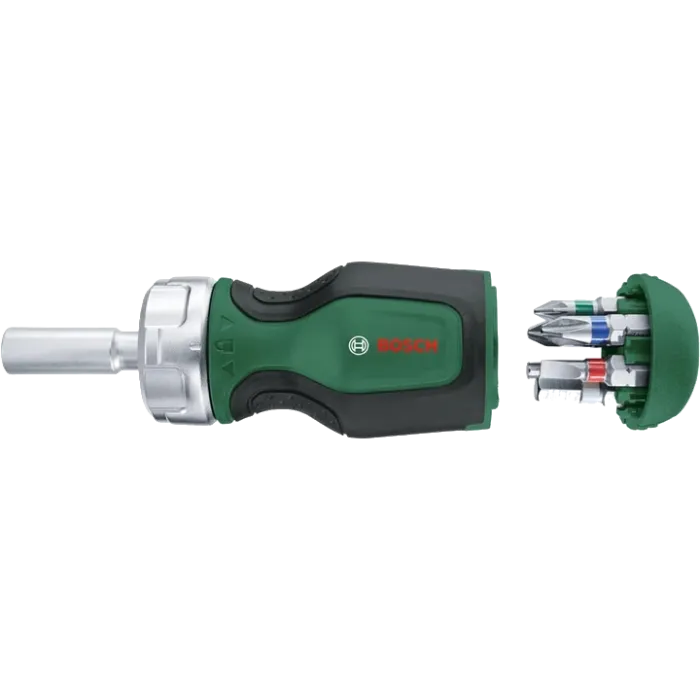 Bosch Stubby (1600A027PK) з тріскачкою + 6 біт Викрутка