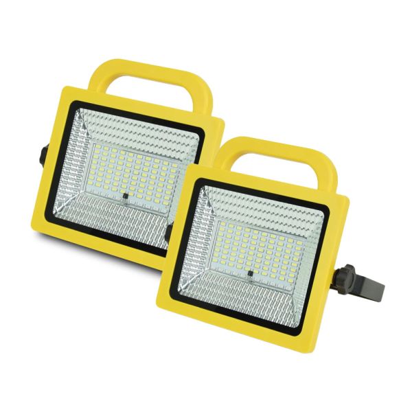 Комплект із двох переносних акумуляторних LED прожекторів Superfire FS11