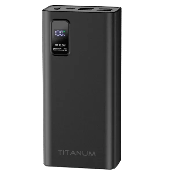 TITANUM 728S 30000mAh 22.5W Black Повербанк