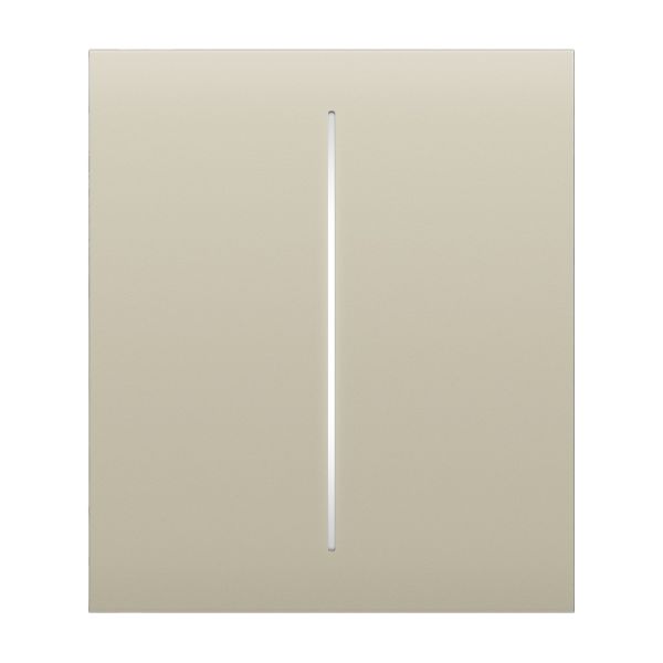 Кнопка Ajax CenterButton (2-gang) ivory для двоклавішного вимикача