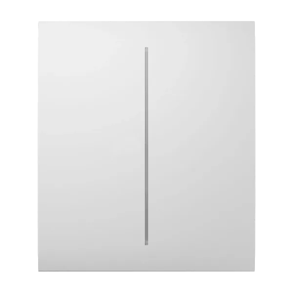 Ajax CenterButton (2-gang) [55] white Кнопка центральна для двоклавішного вимикача