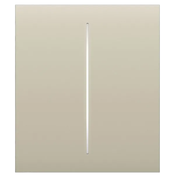 Ajax CenterButton (2-gang) [55] ivory Кнопка центральна для двоклавішного вимикача