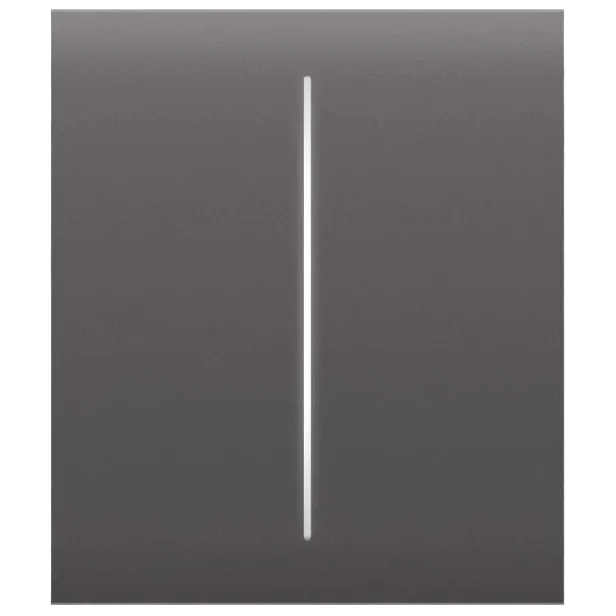 Ajax CenterButton (2-gang) grey для двоклавішного вимикача Кнопка центральна