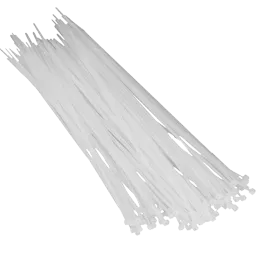 Courbi 370х4,8 (100шт) Хомут білий