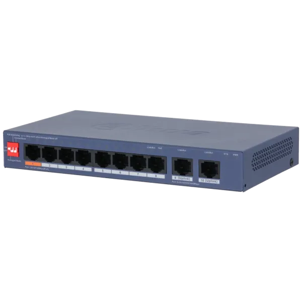 Dahua DH-CS4010-8ET2GT-60 Комутатор 8 портів керований