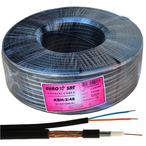 EUROSAT 3C2V/48+2х0.51мм Кабель комбінований