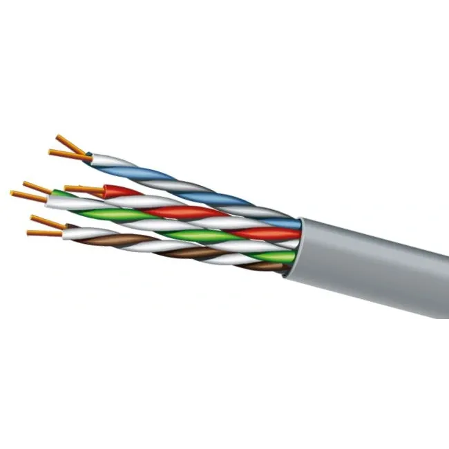 Cat. 5e U/UTP PE 4х2х24 AWG (к) (70329) бухта 500м. Кабель вита пара ЗЗКМ (UTP мідь наружний)