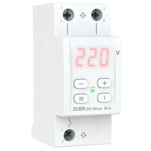 ZUBR D2-50 red Реле напруги