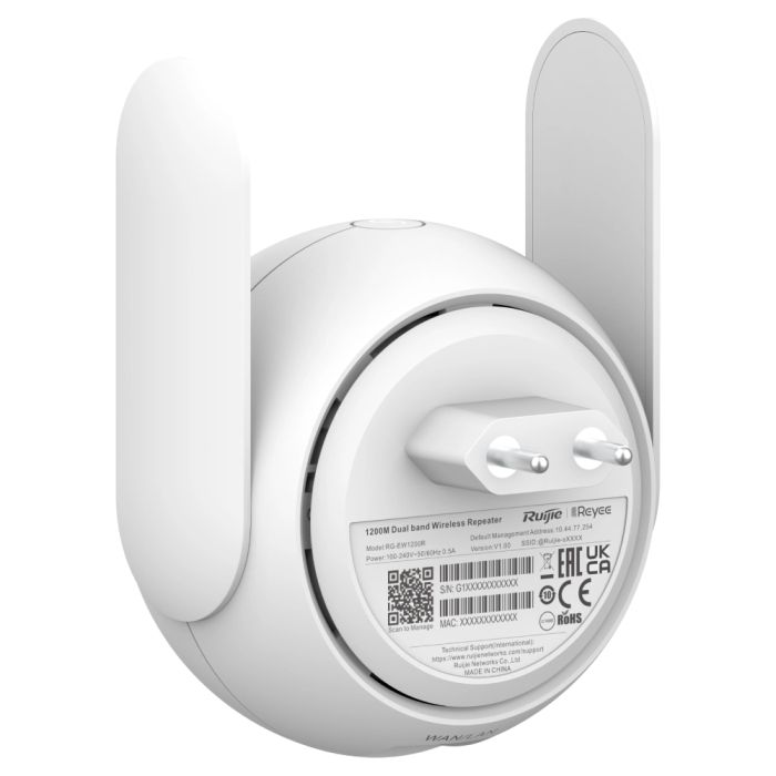 Дводіапазонний розширювач Ruijie Mesh RG-EW1200R Wi-Fi Extender
