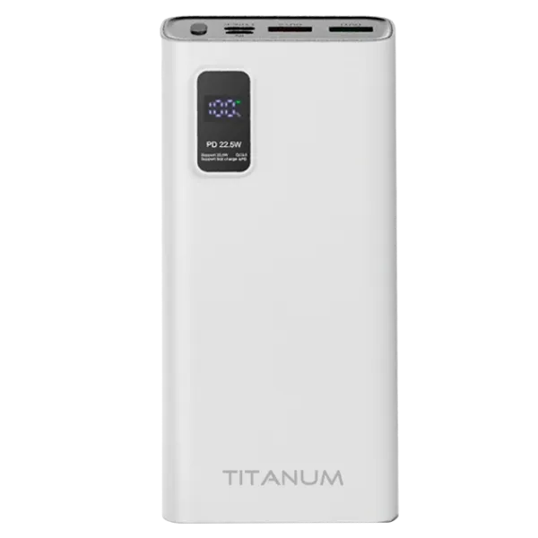 TITANUM 727S White 20 000 мА•г Повербанк