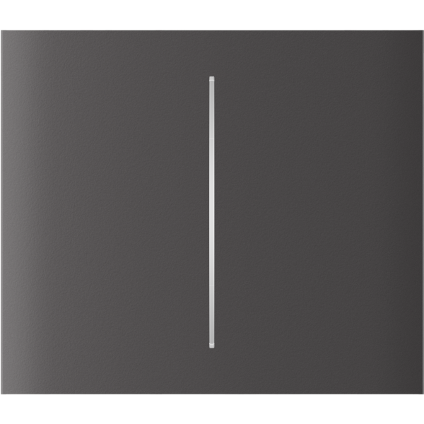 Центральна кнопка для двоклавішного вимикача Ajax CenterButton (2-gang) vertical Grey