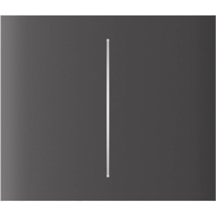Центральна кнопка для двоклавішного вимикача Ajax CenterButton (2-gang) vertical Grey