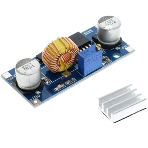 XL4015 75Вт 4-38В DC -> 1,25-32В DC 5A Перетворювач з вольтметром