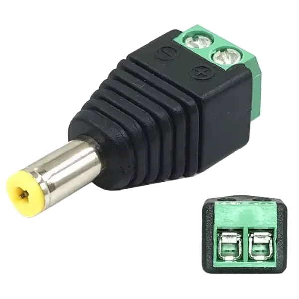 DC Screw Роз'єм живлення (папа)