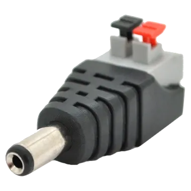 DC-M (D 5,5x2,1мм) з клемами під ручний зажим під кабель Роз'єм